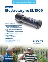 EL 1000 - Electrolarynx 